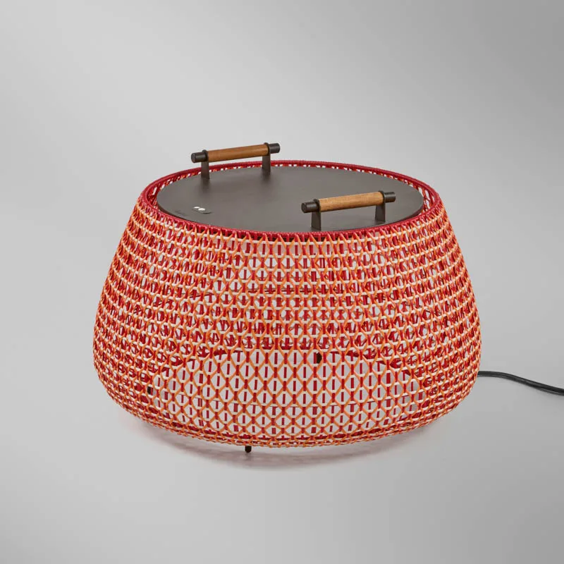 Bover Nans Bag/38 Outdoor Bodenleuchte rot