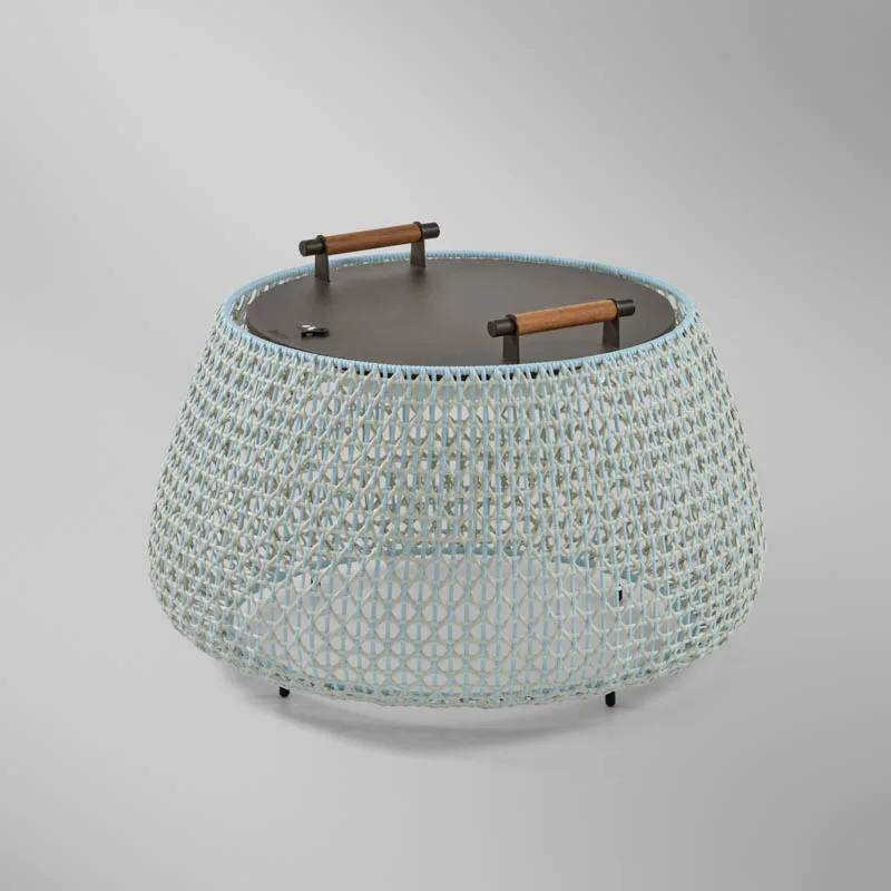 Bover Nans Bag/38/R Outdoor Bodenleuchte mit Akku hellbeige