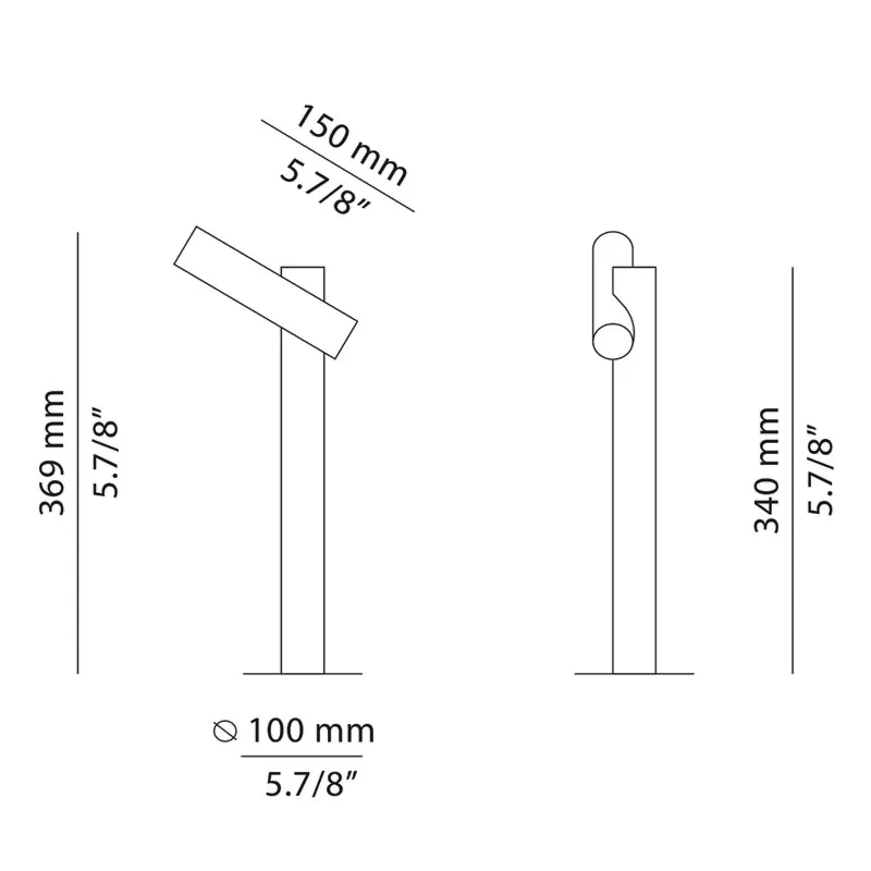 Estiluz Tik A-4097X Pollerleuchte LED – Bild 13