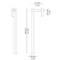 Estiluz Tik A-4099X Pollerleuchte LED – Bild 13