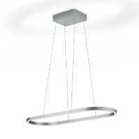 Knapstein ELIN LED-Pendelleuchte Nickel matt