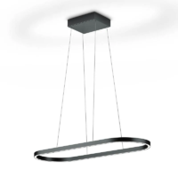 Knapstein ELIN LED-Pendelleuchte schwarz