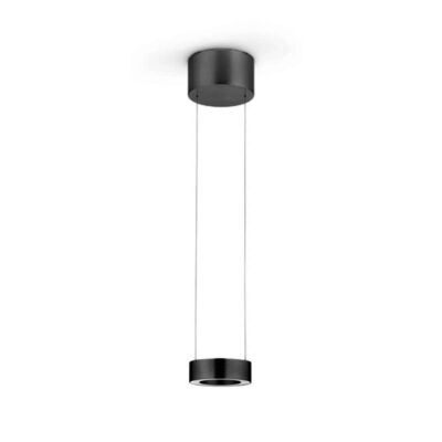 Knapstein HERA-1 LED-Pendelleuchte einflammig schwarz