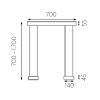 Knapstein ZERA-2 LED-Pendelleuchte zweiflammig – Bild 6