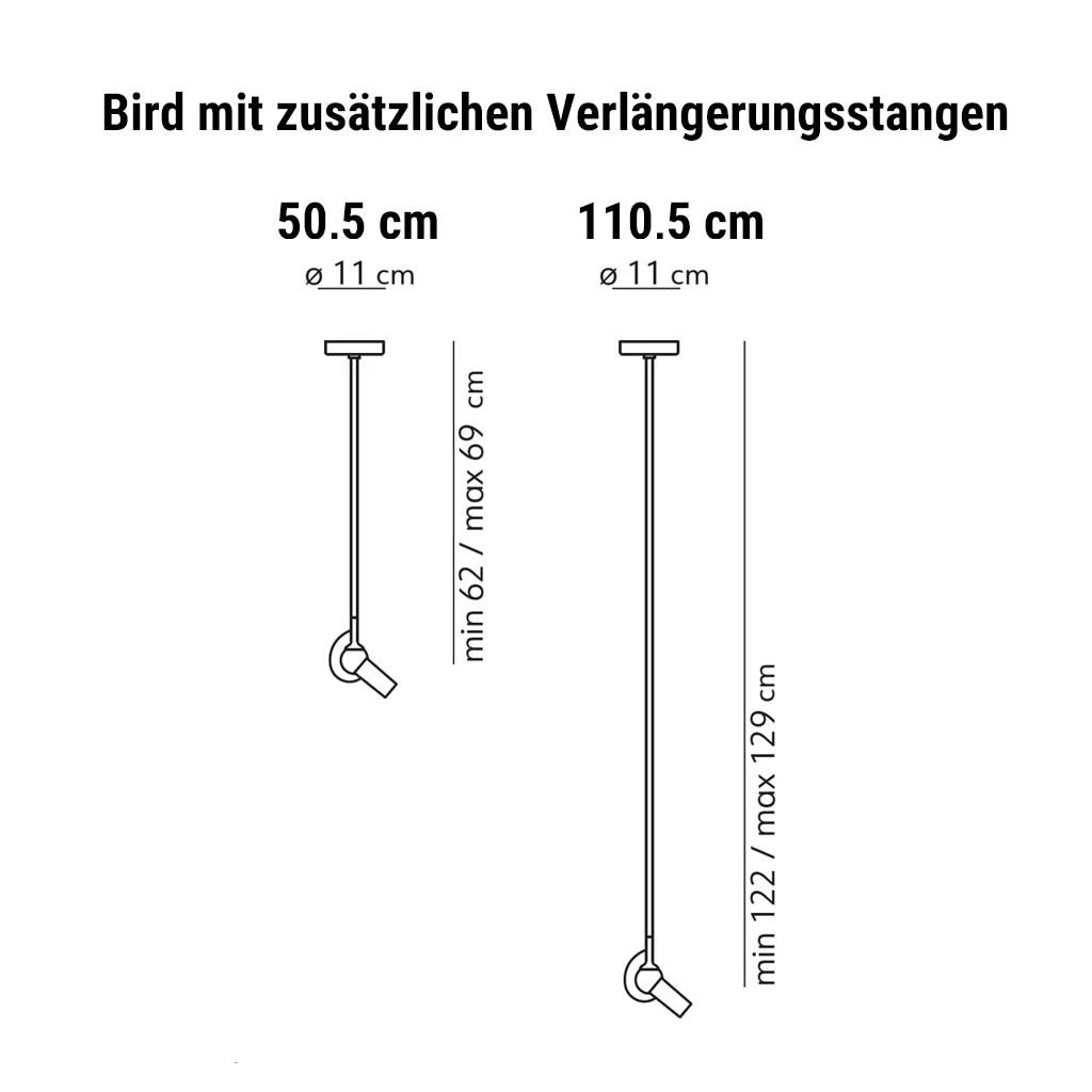 KDLN Bird LED Deckenleuchte – Bild 9