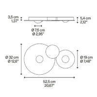 Lodes Bugia Double LED-Deckenleuchte – Bild 9