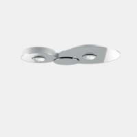 Lodes Bugia Double LED-Deckenleuchte chrom