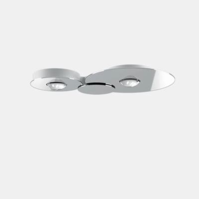 Lodes Bugia Double LED-Deckenleuchte chrom