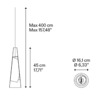 Lodes Cono di Luce large LED-Pendelleuchte – Bild 13