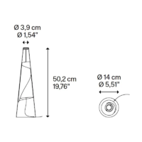 Lodes Cono di Luce LED-Tischleuchte – Bild 10