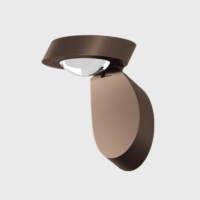 Lodes Pin-Up LED-Wandleuchte bronze