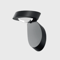 Lodes Pin-Up LED-Wandleuchte schwarz matt