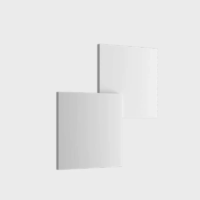 Lodes Puzzle Double Square LED-Wandleuchte weiss matt