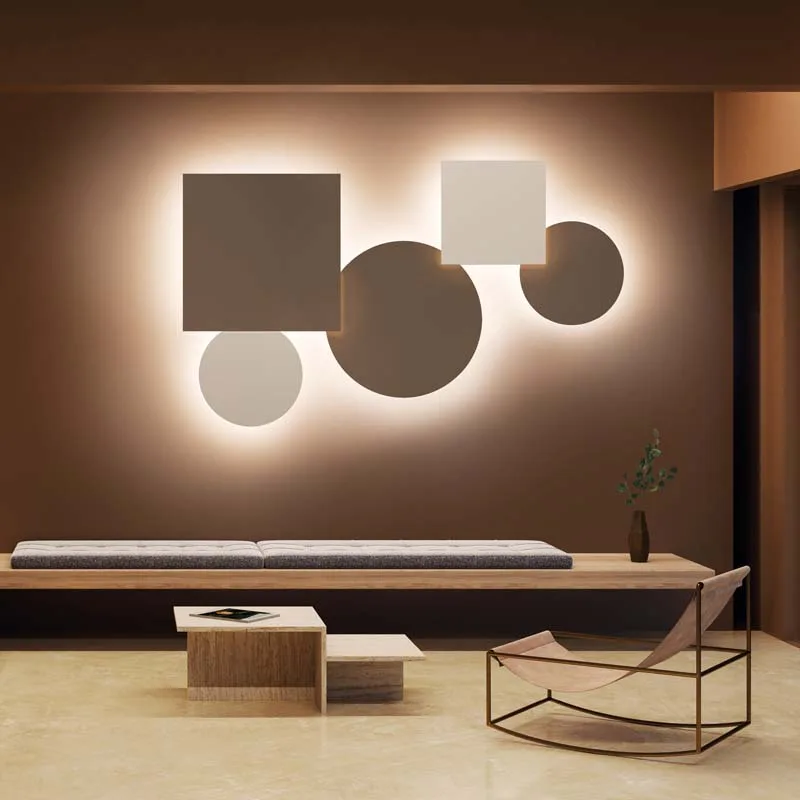 Lodes Puzzle Mega round large LED-Wandleuchte – Bild 3