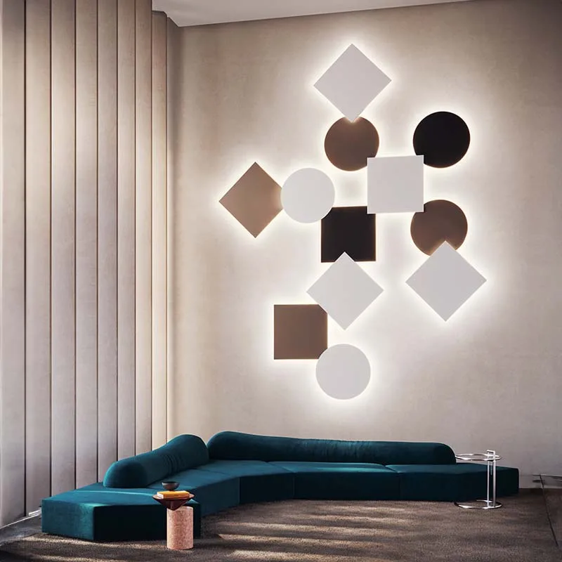 Lodes Puzzle Mega round large LED-Wandleuchte – Bild 5