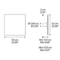 Lodes Puzzle Mega square small LED-Wandleuchte – Bild 9