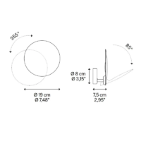 Lodes Puzzle round single LED-Wandleuchte – Bild 14