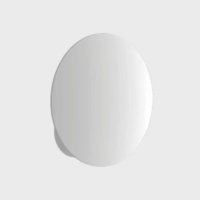 Lodes Puzzle round single LED-Wandleuchte weiss matt