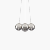 Lodes Random Cloud 7 Lights LED-Pendelleuchte Ø 23 cm chrome