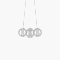 Lodes Random Cloud 7 Lights LED-Pendelleuchte Ø 23 cm clear