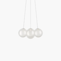Lodes Random Cloud 7 Lights LED-Pendelleuchte Ø 23 cm frosted white