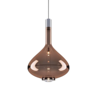 Lodes Sky-Fall Medium LED-Pendelleuchte Glossy Bronze