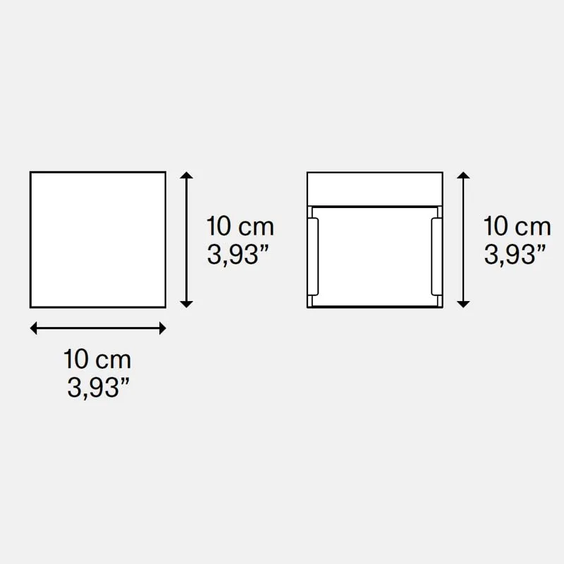 Lodes Laser 10×10 LED-Wandleuchte – Bild 7