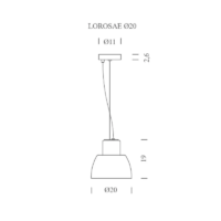 Nemo Lorosae Pendelleuchte Ø 20 cm – Bild 14