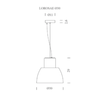 Nemo Lorosae Pendelleuchte Ø 30 cm – Bild 14