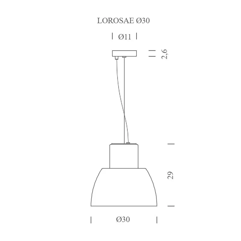 Nemo Lorosae Pendelleuchte Ø 30 cm – Bild 14