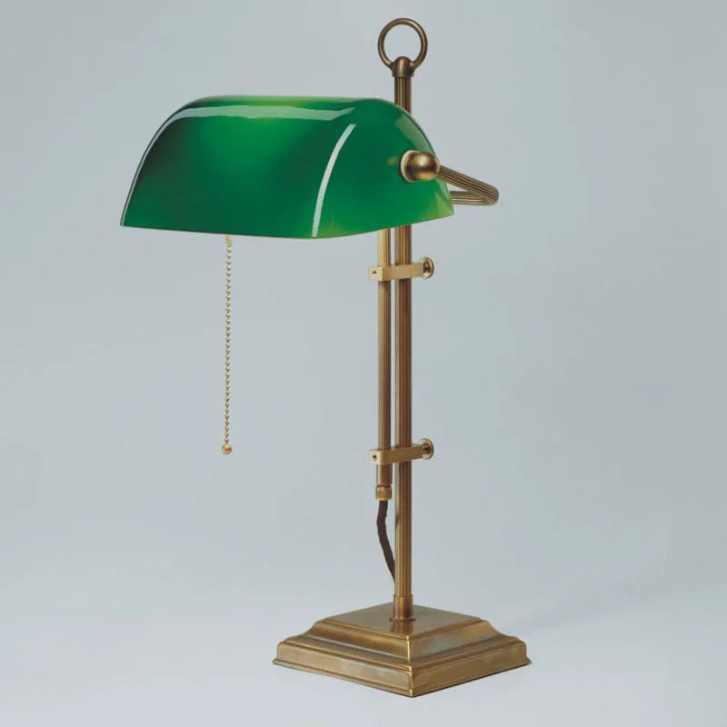 BERLINER MESSINGLAMPEN Bankerleuchte W2-99 gr B