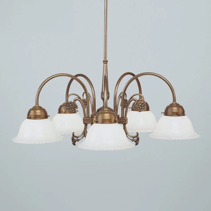 BERLINER MESSINGLAMPEN D36-10 op B Kronleuchter