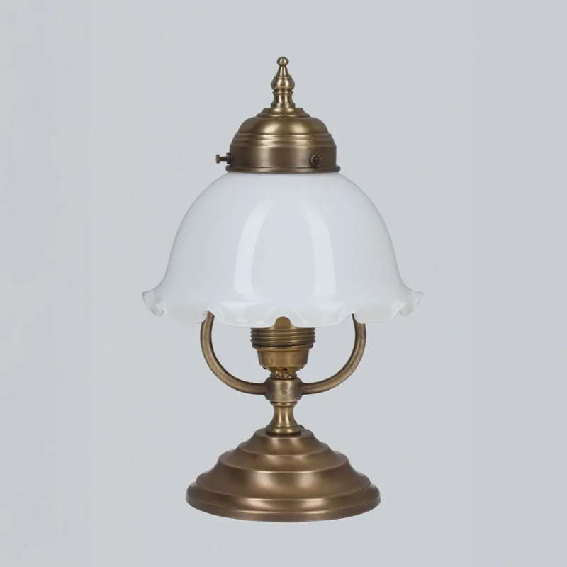 BERLINER MESSINGLAMPEN V20-16 op B Tischleuchte