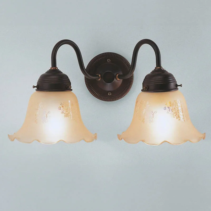 BERLINER MESSINGLAMPEN A19-09 ch A Wandleuchte