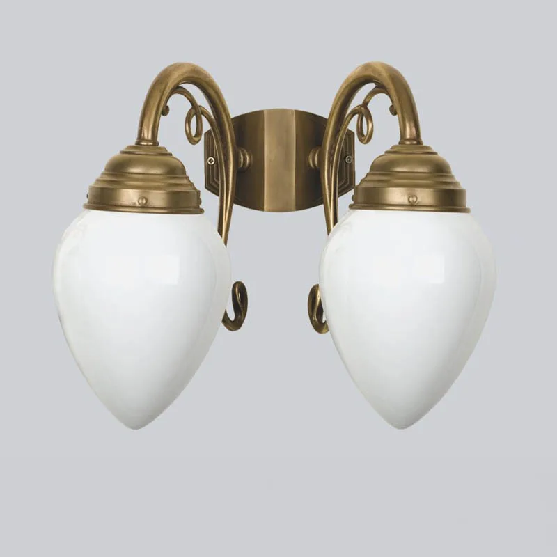 BERLINER MESSINGLAMPEN AD152-123 op B Wandleuchte