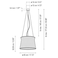 Bover Syra 45 Indoor LED-Pendelleuchte – Bild 7
