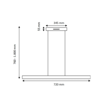 Knapstein LINDA-72 LED-Pendelleuchte – Bild 6