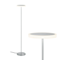 Knapstein TILDA-S LED-Stehleuchte mit Gestensteuerung Nickel matt