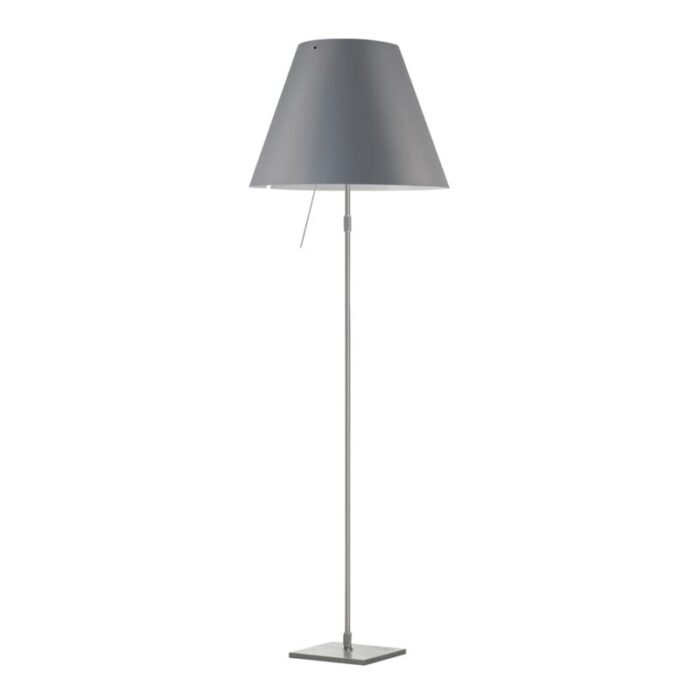 Luceplan Costanza Stehleuchte Alu mit Dimmer Betongrau