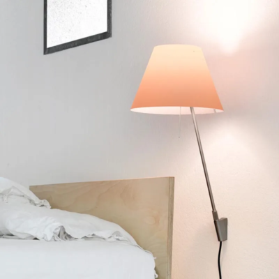 Luceplan Costanzina Wandleuchte Alu mit Schalter