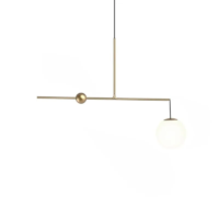 Luceplan Malamata Pendelleuchte Messing 22 cm