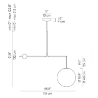 Luceplan Malamata Pendelleuchte Ø 48 cm – Bild 7