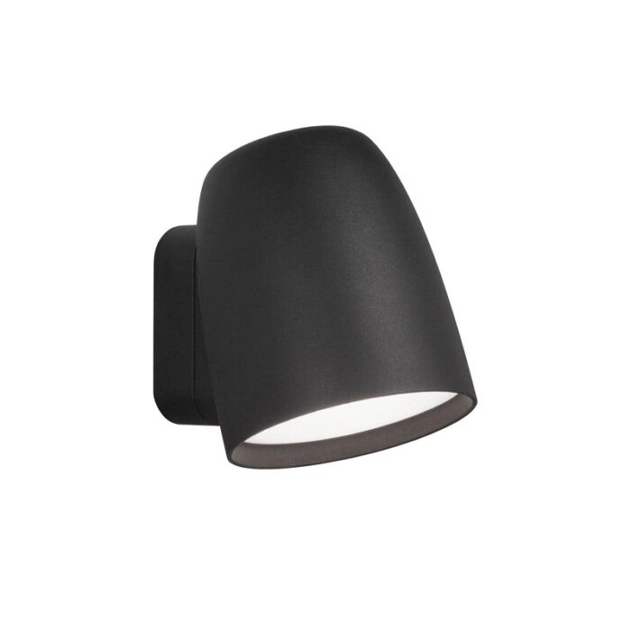 Bover Nut A/01 LED-Wandleuchte für Innen- und Außen schwarz