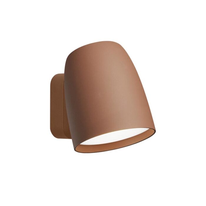 Bover Nut A/01 LED-Wandleuchte für Innen- und Außen Terracotta
