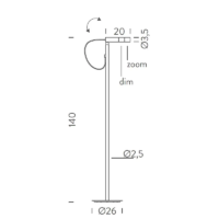 Nemo Type LED-Stehleuchte – Bild 9