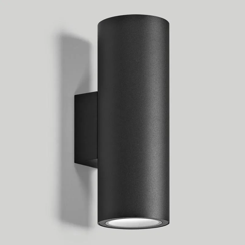 prediger.base p.073 E27 Wandleuchte Außen Downlight Grafit