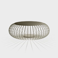 VIBIA Meridiano 4715 LED-Bodenleuchte Khaki