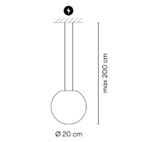 Vibia Circus Solo 0185 LED-Pendelleuchte Ø 20 cm – Bild 5