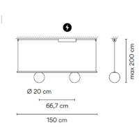 Vibia Circus Solo 0193 LED-Pendelleuchte – Bild 6