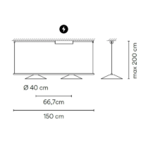 Vibia Circus Solo 0196 LED-Pendelleuchte – Bild 5